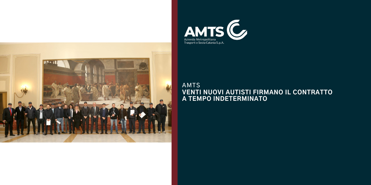 Venti nuovi autisti firmano il contratto a tempo indeterminato - AMTS ...